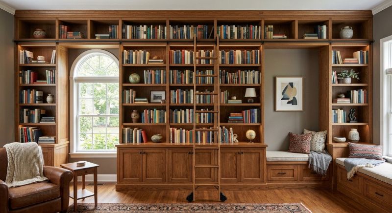 Built In Bookshelves Installation in Charlotte, NC