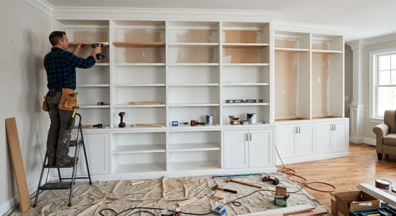 Bookshelves Installation in Raleigh, NC