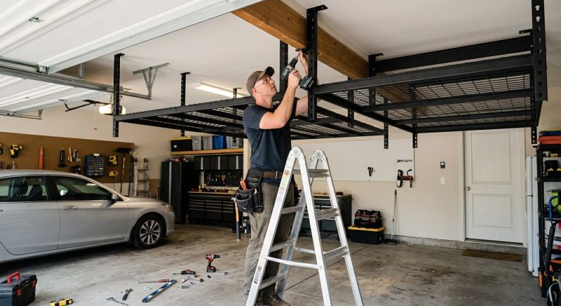 Ceiling Rack Installation in Bethesda, MD