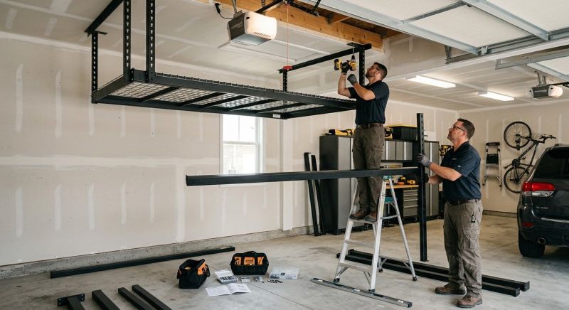 Ceiling Rack Installation in Raleigh, NC