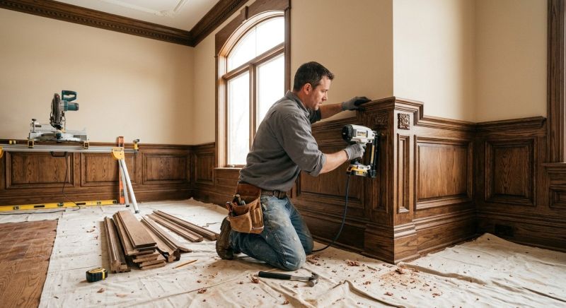 Custom Wood Trim Installation in Kansas City, KS