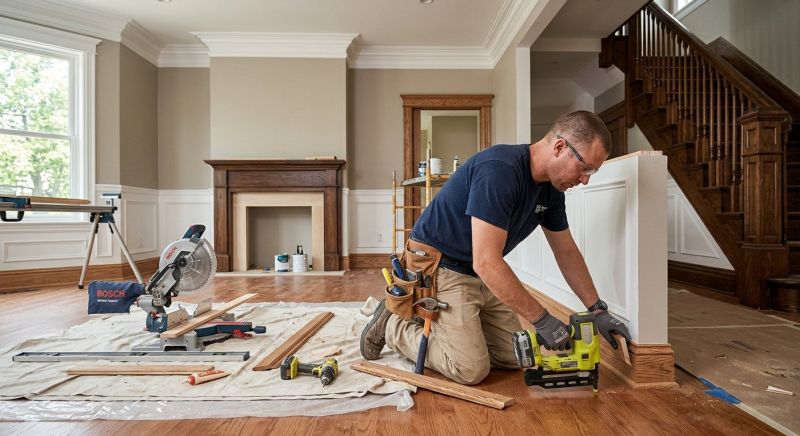 Custom Wood Trim Installation in Kansas City, KS