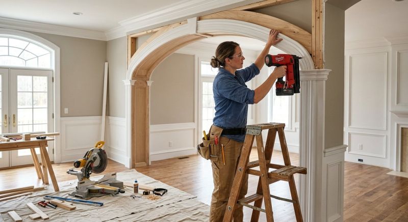 Custom Wood Trim Installation in Kansas City, KS