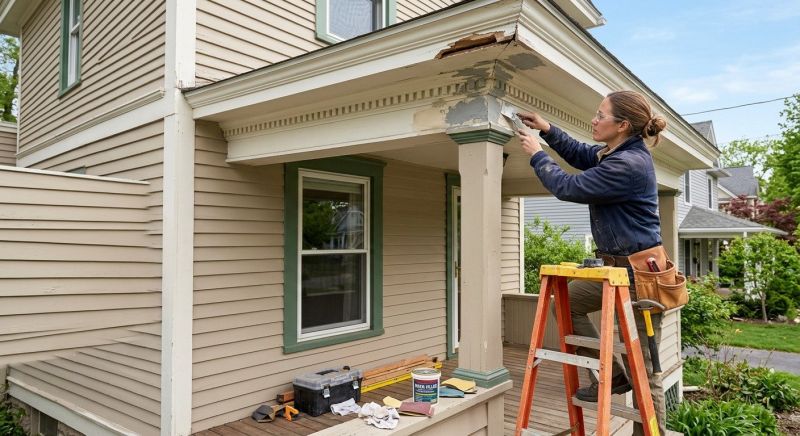 Exterior Window Molding Repair in Conroe, TX