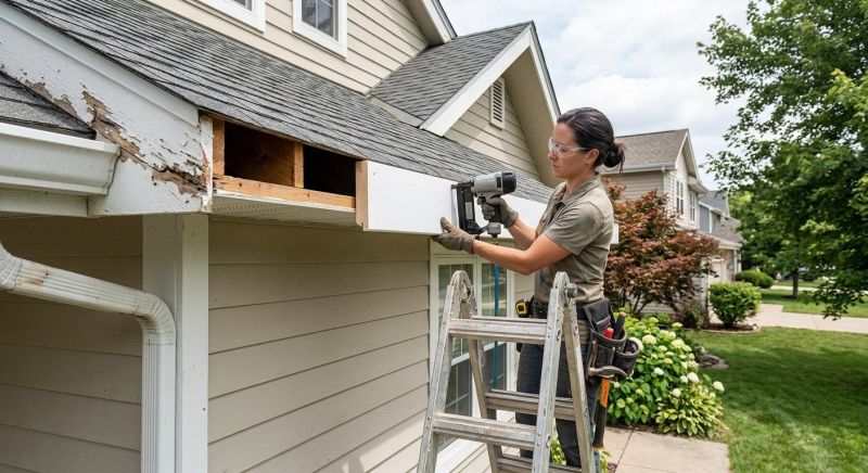Garage Fascia Repair in Wilmington, NC