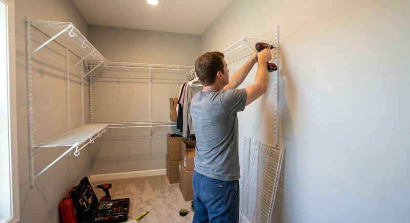 Overhead Shelving Installation in Raleigh, NC