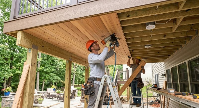 Porch Ceiling Replacement in Alpharetta, GA