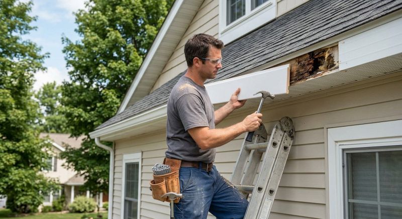 Rotted Fascia Repair in Kansas City, KS