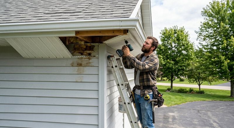 Soffit Repair in Olathe, KS